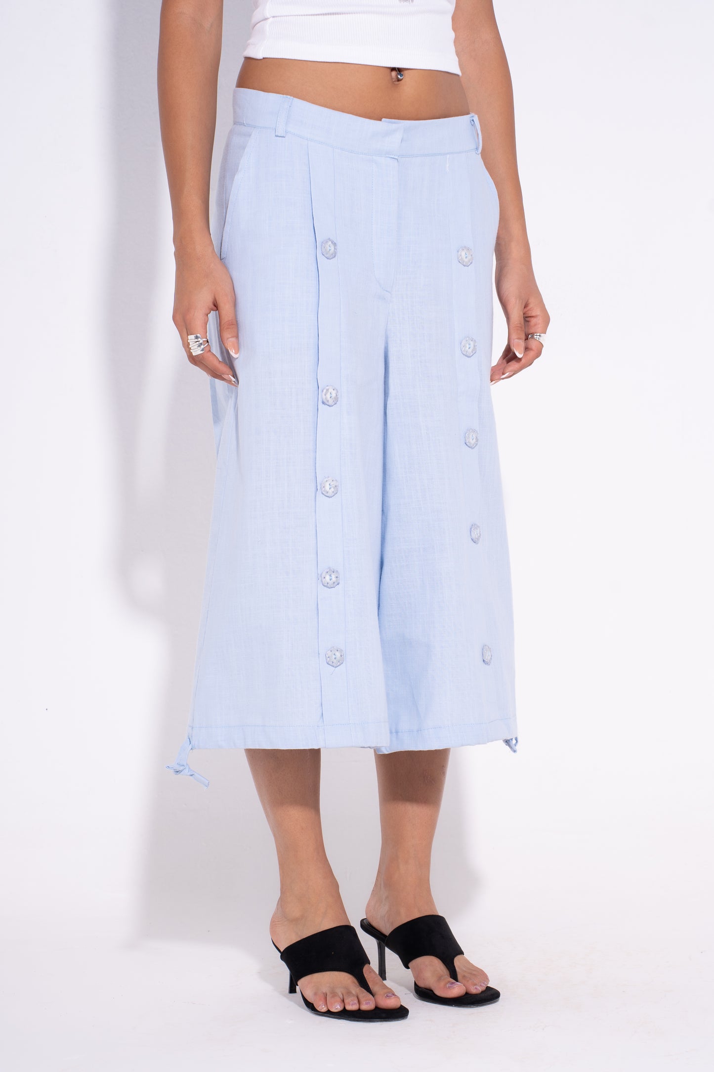 Skyline Jorts-Light Blue