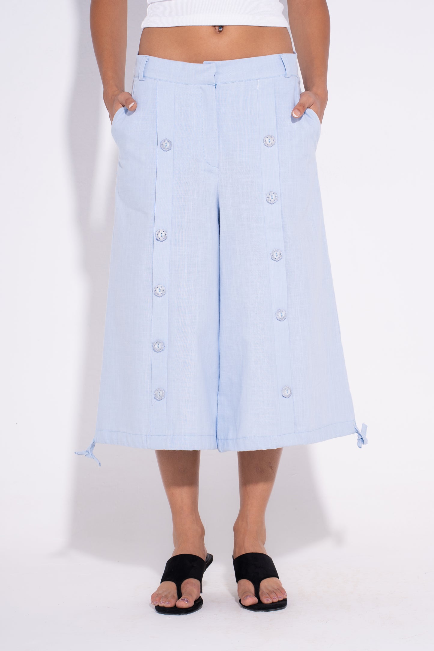 Skyline Jorts-Light Blue