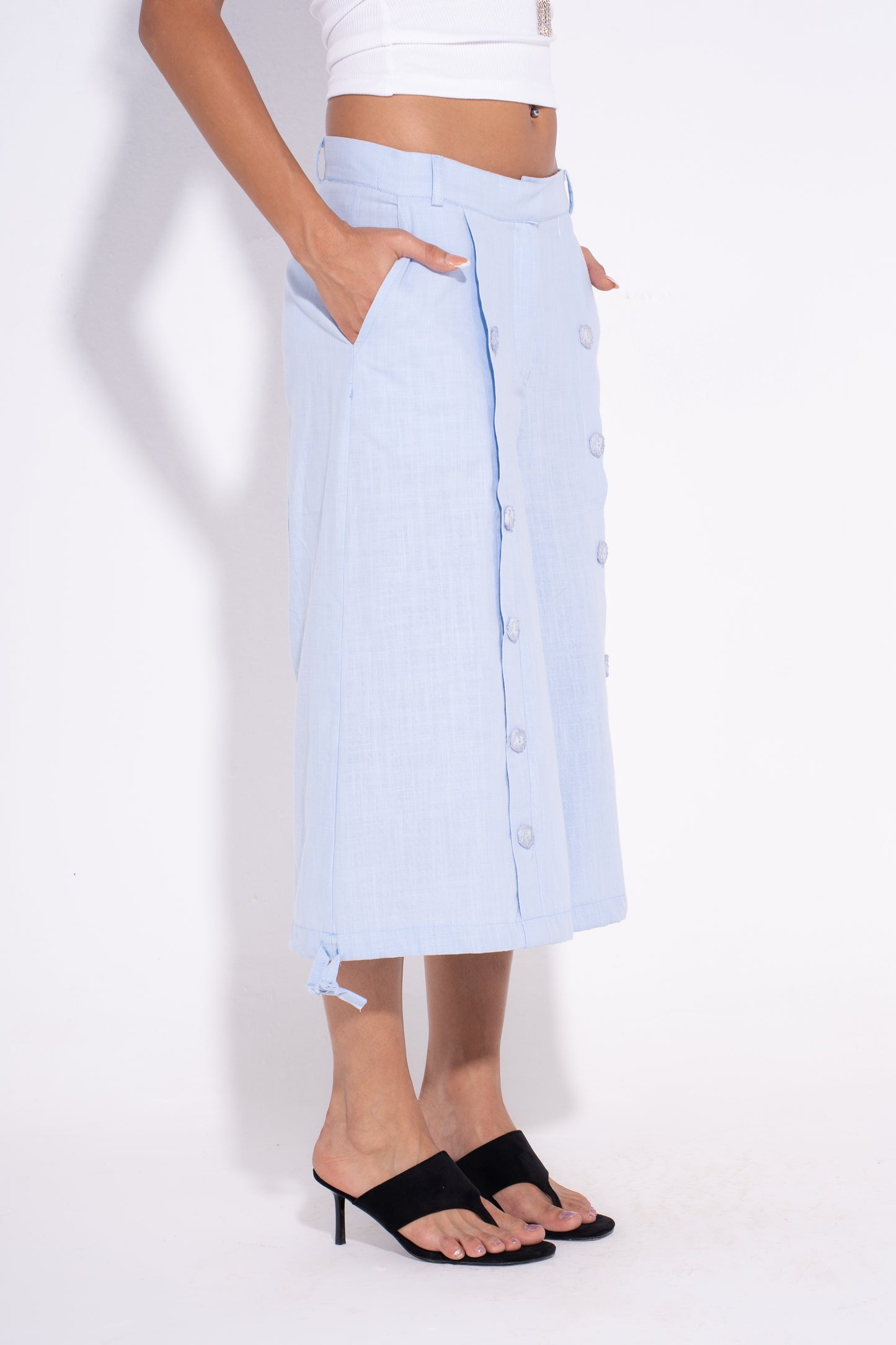 Skyline Jorts-Light Blue