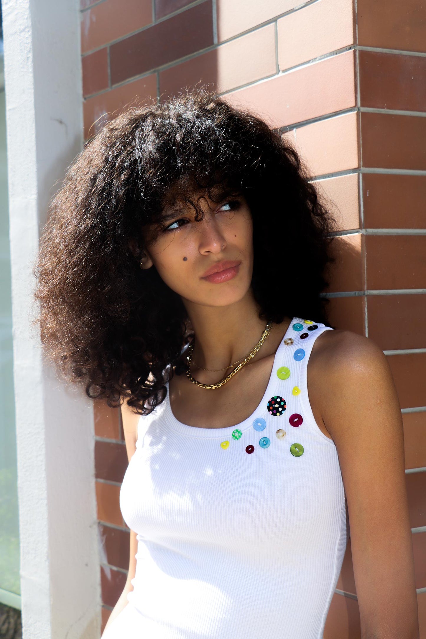 Craftcore Scoop Neck Top - White