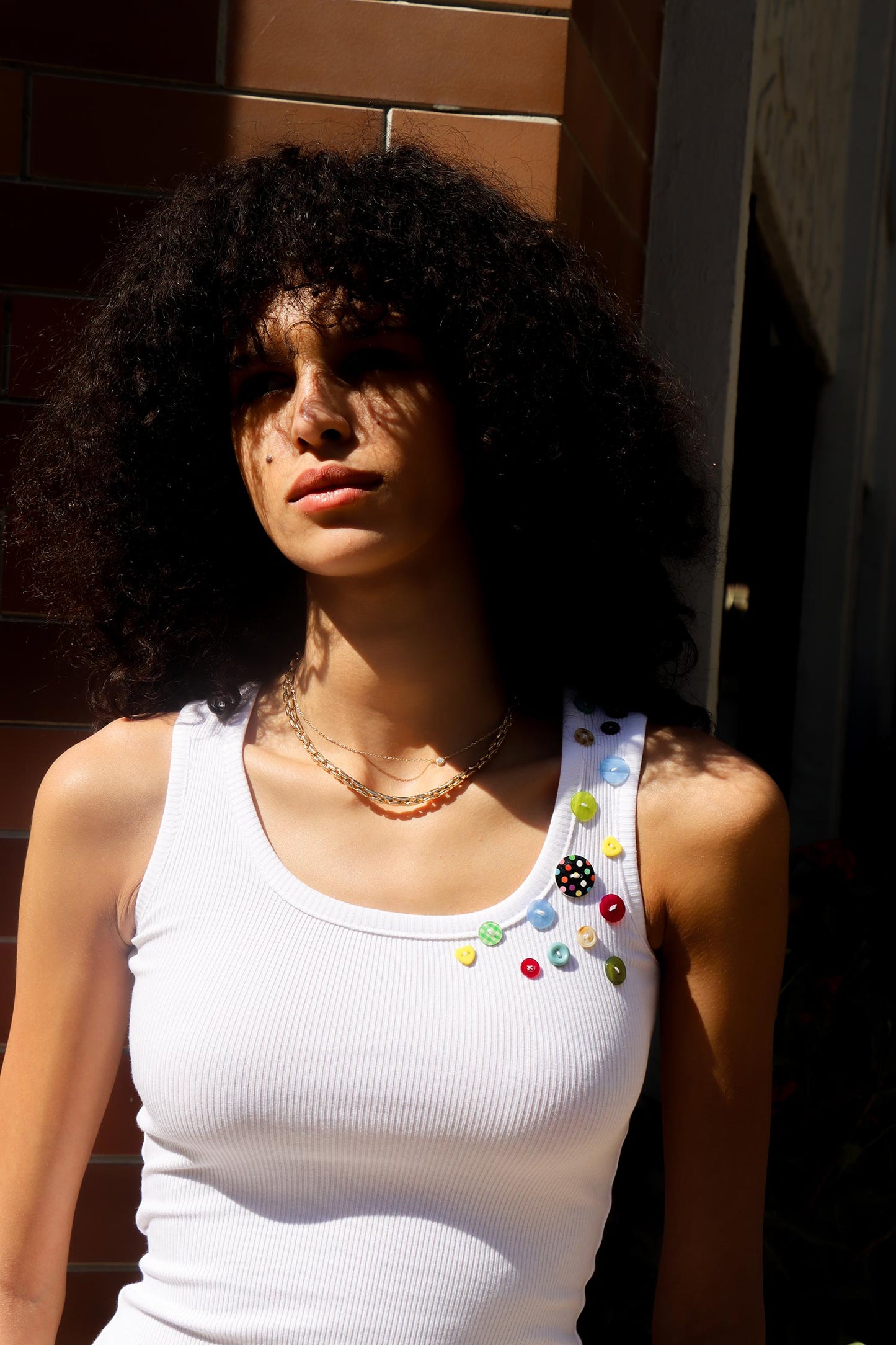 Craftcore Scoop Neck Top - White