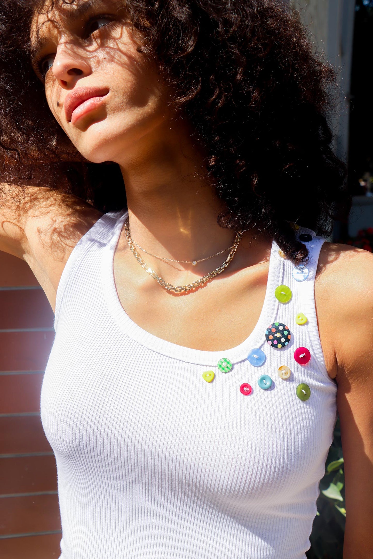 Craftcore Scoop Neck Top - White