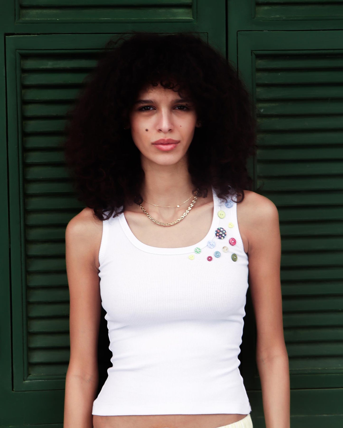 Craftcore Scoop Neck Top - White