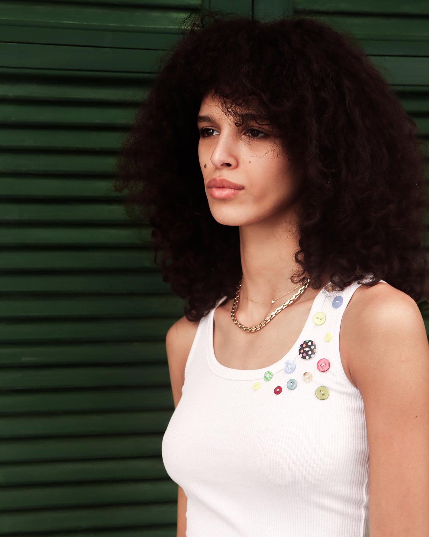 Craftcore Scoop Neck Top - White